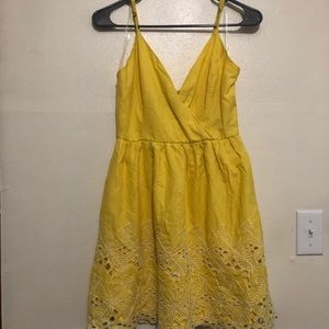 Yellow Altar’d State dress worn once